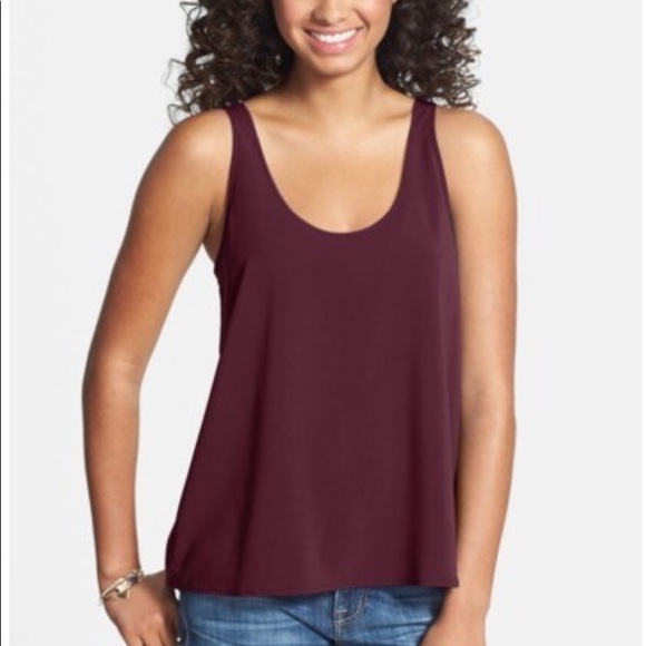 Frenchi Tops - Nordstrom’s Maroon frenchi blouse large